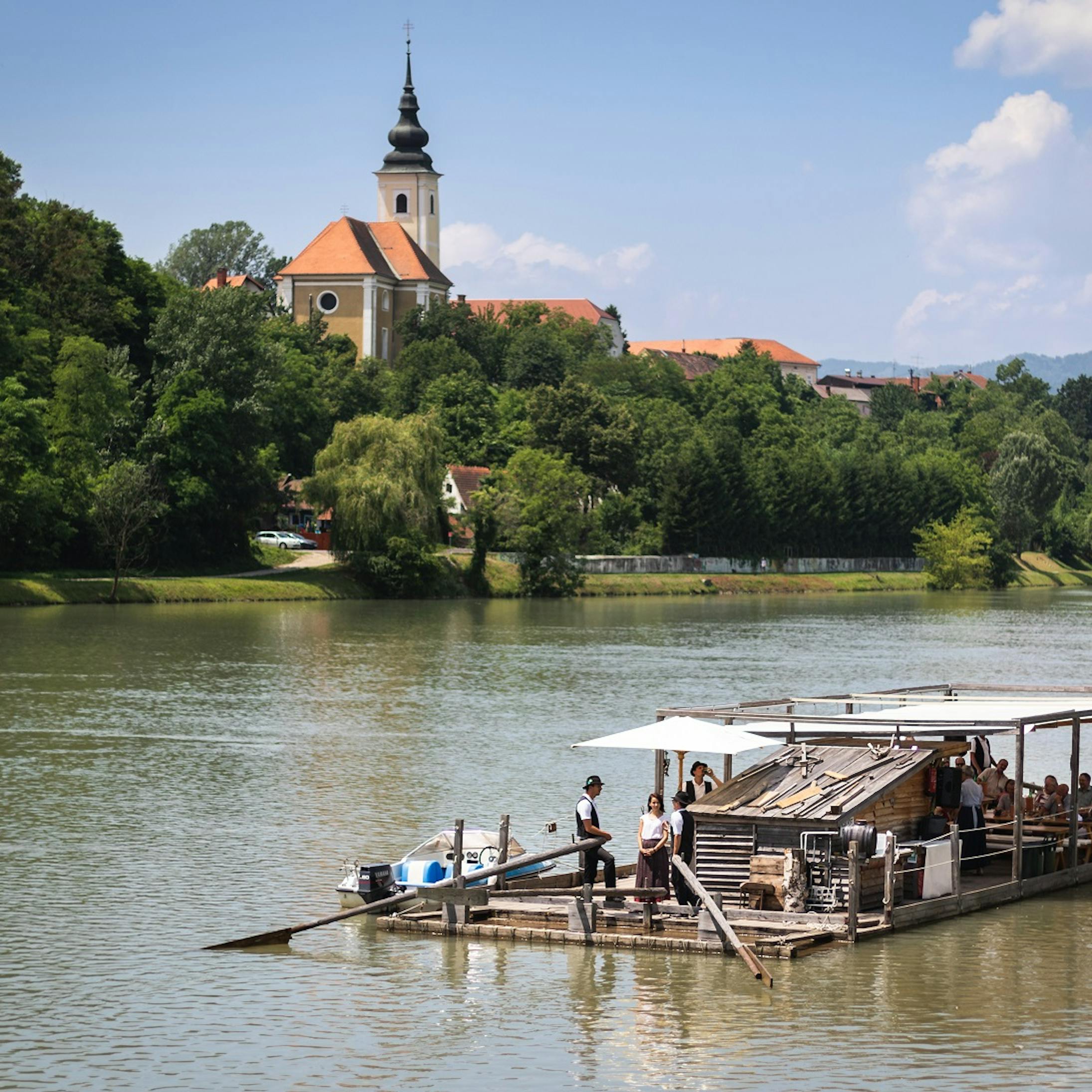 Splavarjenje, reka Drava